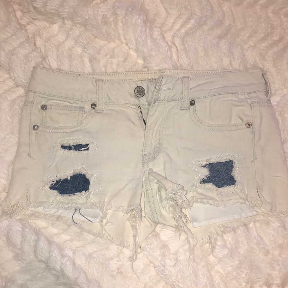 Denim shorts